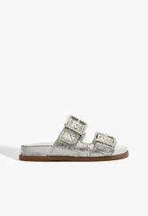 Lupita Buckle Sporty Metallic Sandal