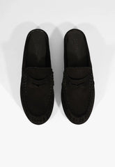 Tyche Mule Suede Flat