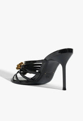 Flora Mule Patent Sandal