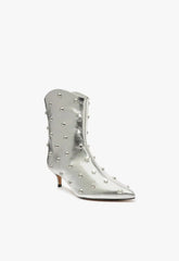 Maryann Metallic Leather Bootie