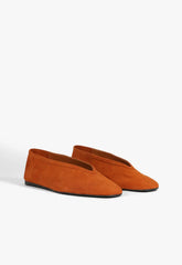 Courtney Suede Flat