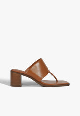 Martha Block Leather Sandal