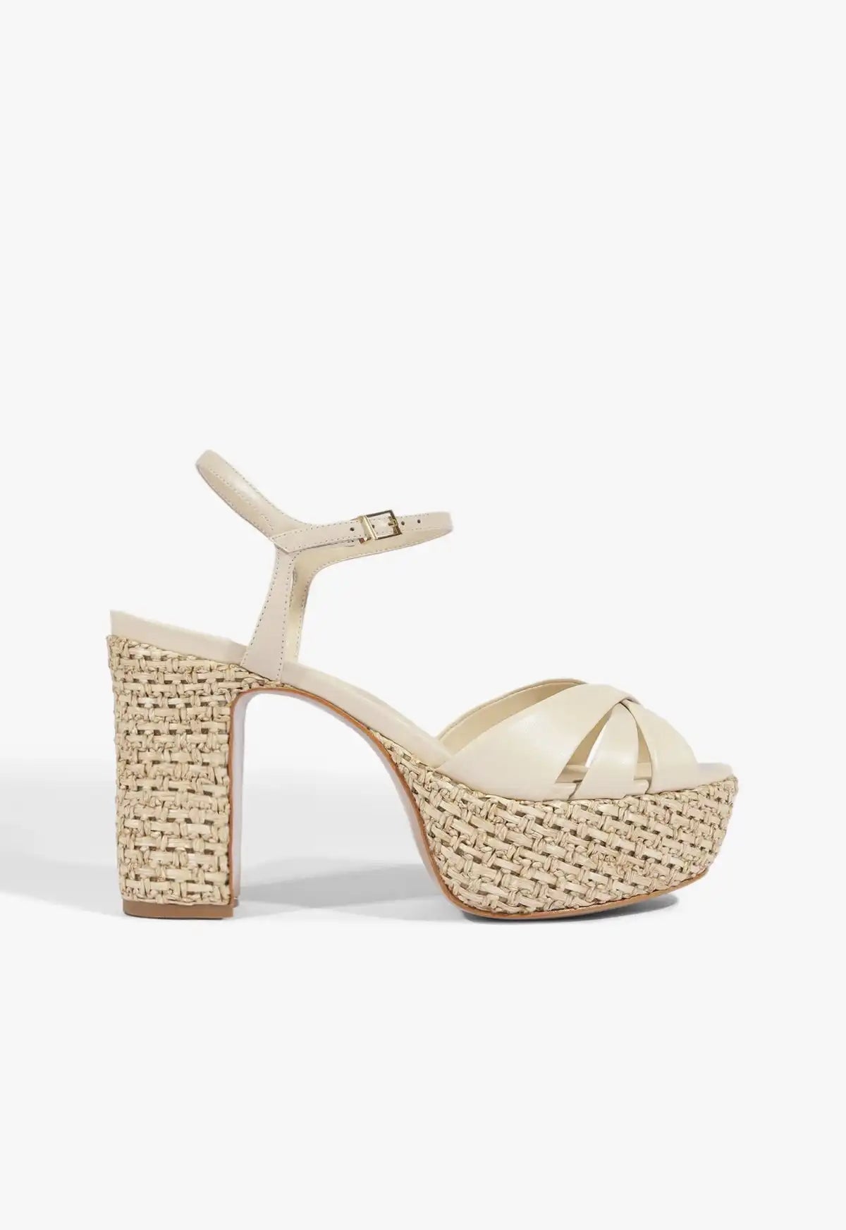 Keefa Raffia Platform Sandal