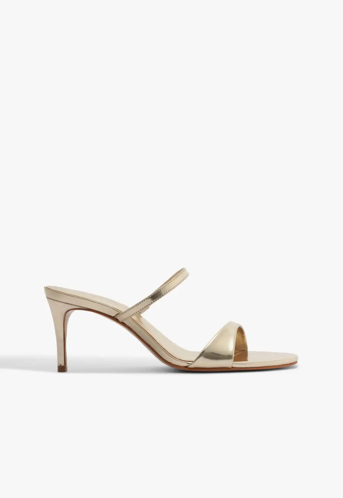 Jessica Mid Mule Metallic Sandal