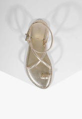 Valeria Leather Flat Sandal
