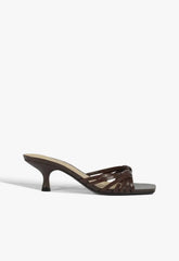 Tara Mule Mid Leather Sandal