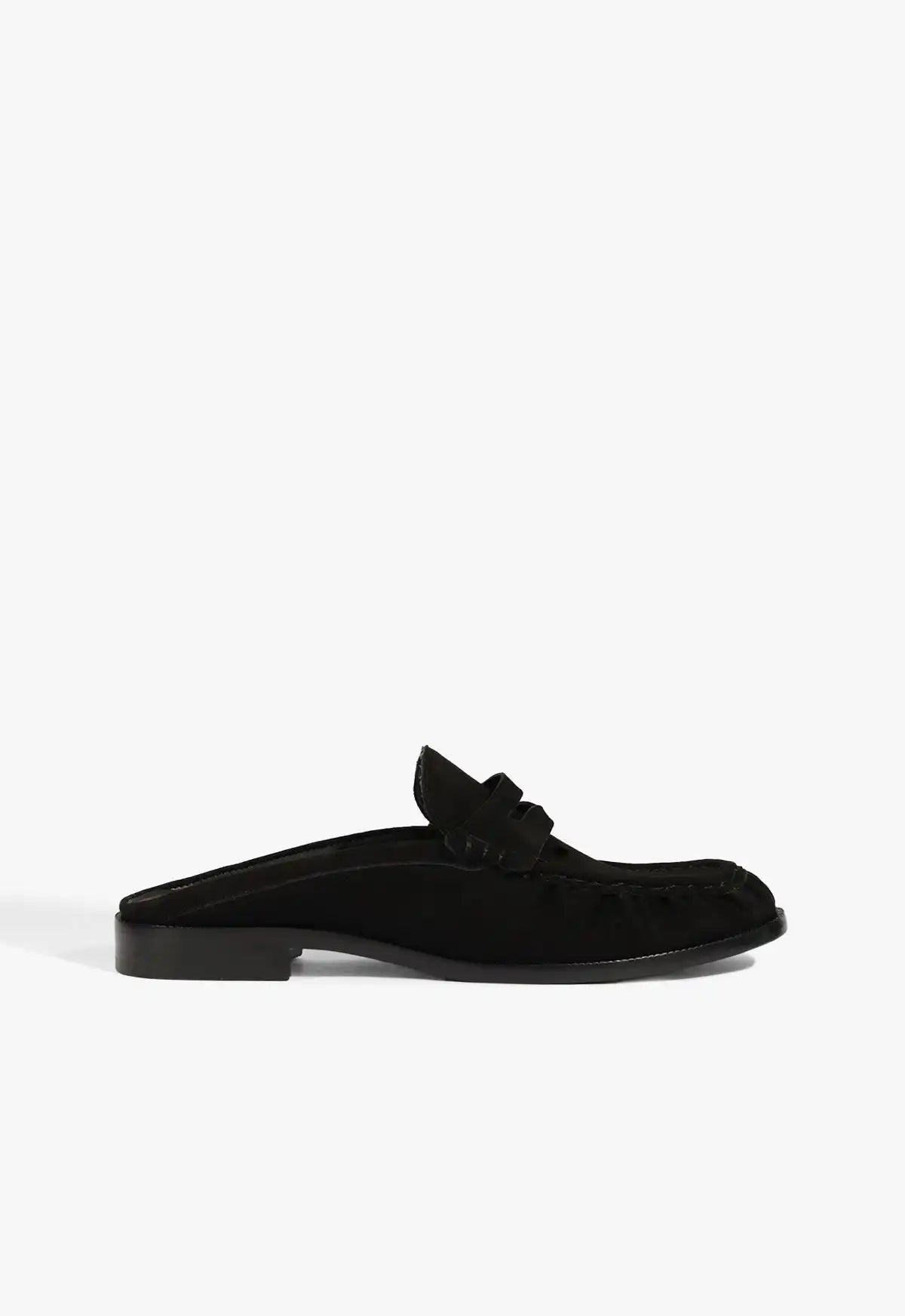 Tyche Mule Suede Flat