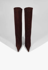 Terry Up Leather Boot