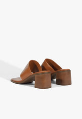 Martha Block Leather Sandal
