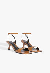 Ciara Mid Patent Leather Sandal