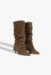 Mikki Cloak Suede Bootie
