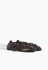 Lola Leather Flat