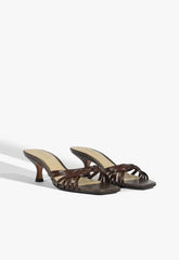 Tara Mule Mid Leather Sandal