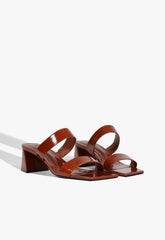 Chantal Mid Patent Sandal