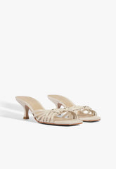 Tara Mule Mid Leather Sandal