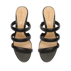 Olly Mid Block Nappa Leather Sandal