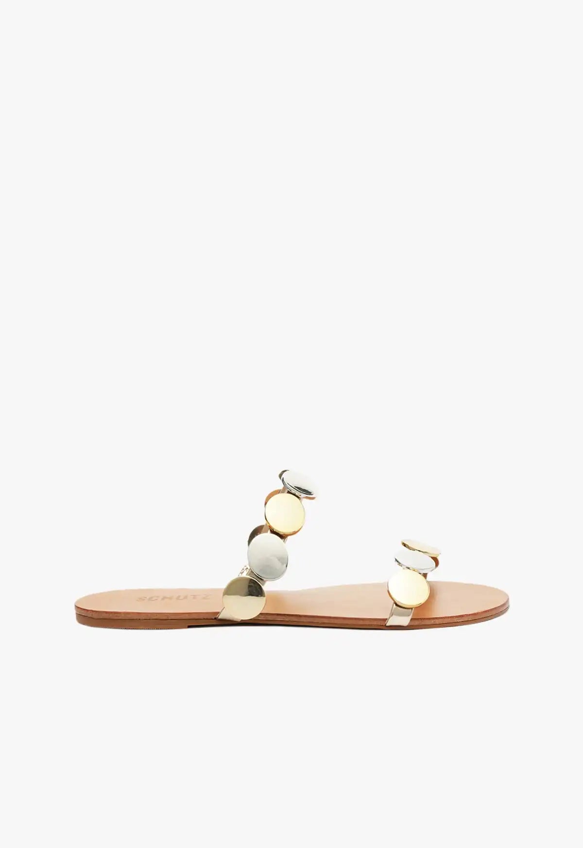 Acacia Platina Leather Sandal