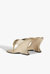 Maya Metallic Leather Sandal