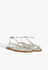 Adele Leather Flat Sandal