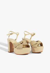 Marbella Leather Platform Sandal