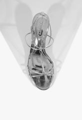 Jules Mid Metallic Leather Sandal