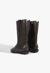 Ashley Leather Bootie