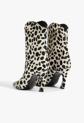 Maryann Curve Calf Hair Bootie