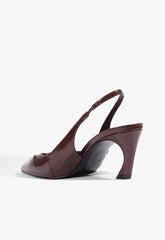 Scarlet Patent Pump