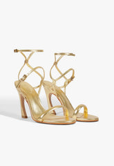 Carly Leather Stiletto Sandal