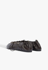 Lola Leather Flat
