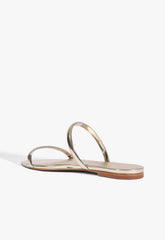 Nylle Metallic Flat Sandal