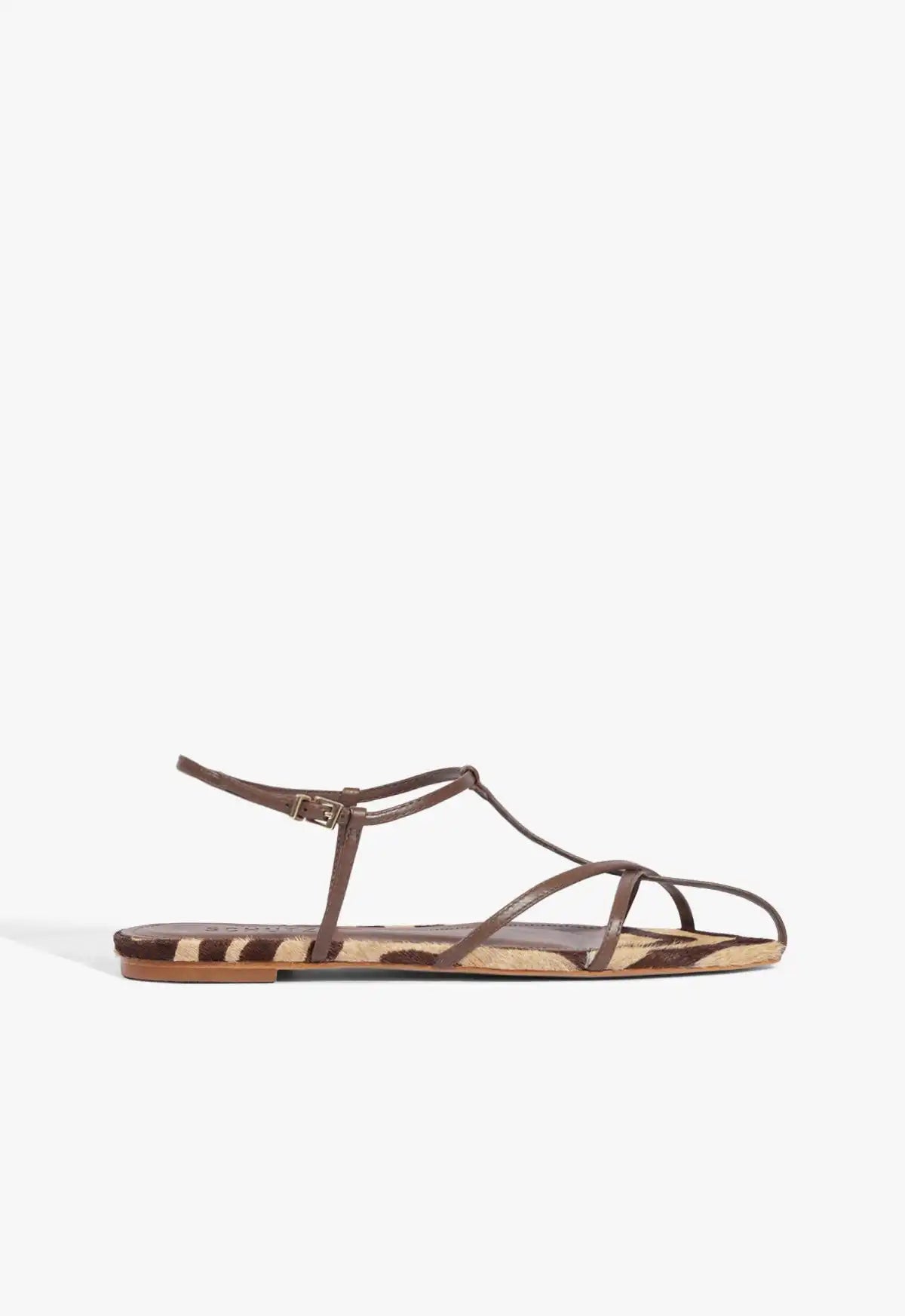 Lowen Leather Flat Sandal