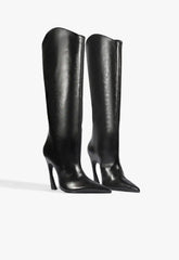 Maryann Up Curve Leather Boot
