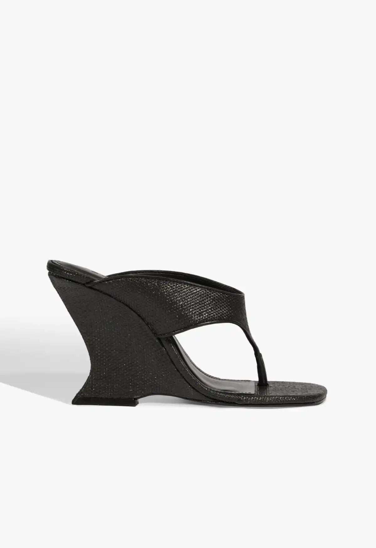 Maya Raffia Wedge Sandal