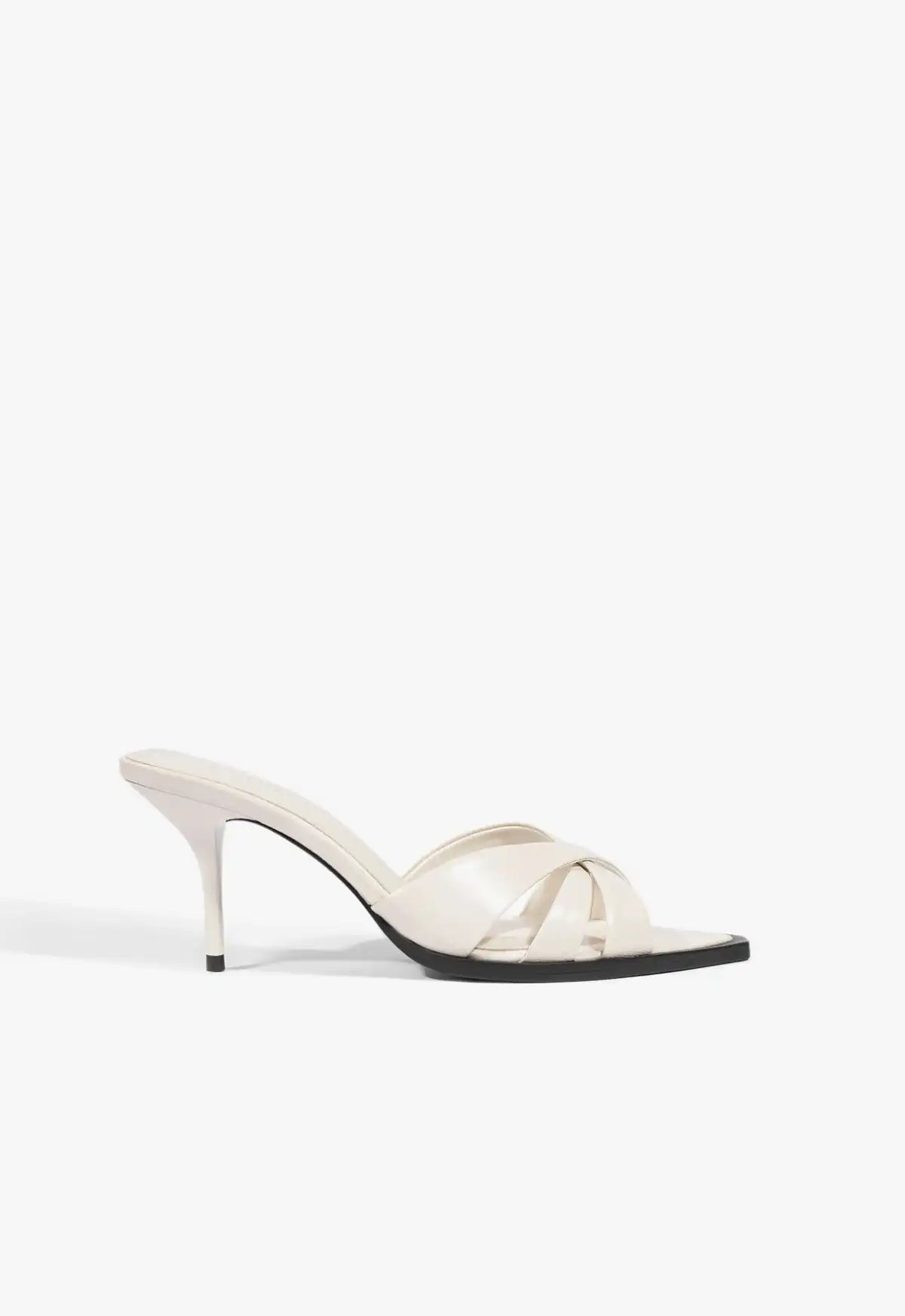 Keefa Leaf Mule Leather Sandal