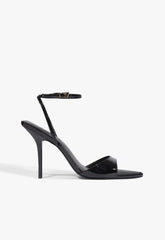 Elodie Buckle Patent Leather Sandal