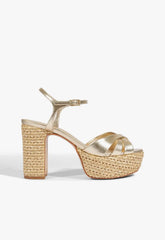 Keefa Raffia Platform Sandal