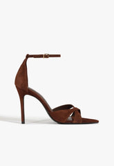 Hilda Leaf Suede Sandal