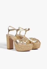 Keefa Raffia Platform Sandal