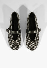 Eiza Glam Suede Flat