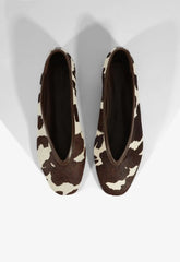 Courtney Hair Calf Flat