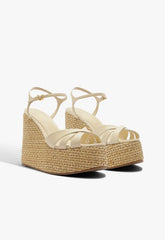 Keefa Raffia Wedge Sandal
