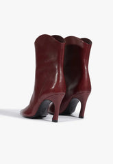 Maryann Curve Leather Bootie