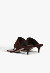 Sage Suede Stiletto Sandal