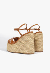 Keefa Raffia Wedge Sandal