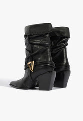 Sable Leather Bootie