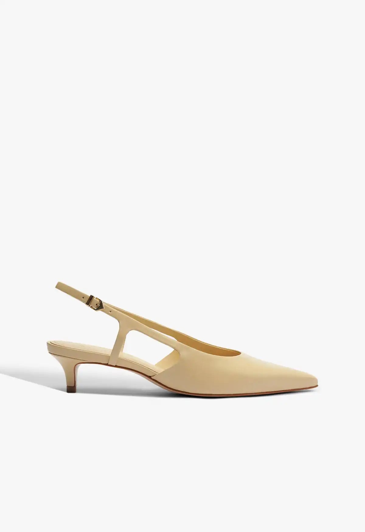Boris Kitten Leather Pump