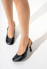 Brigitte Sling Leather Pump