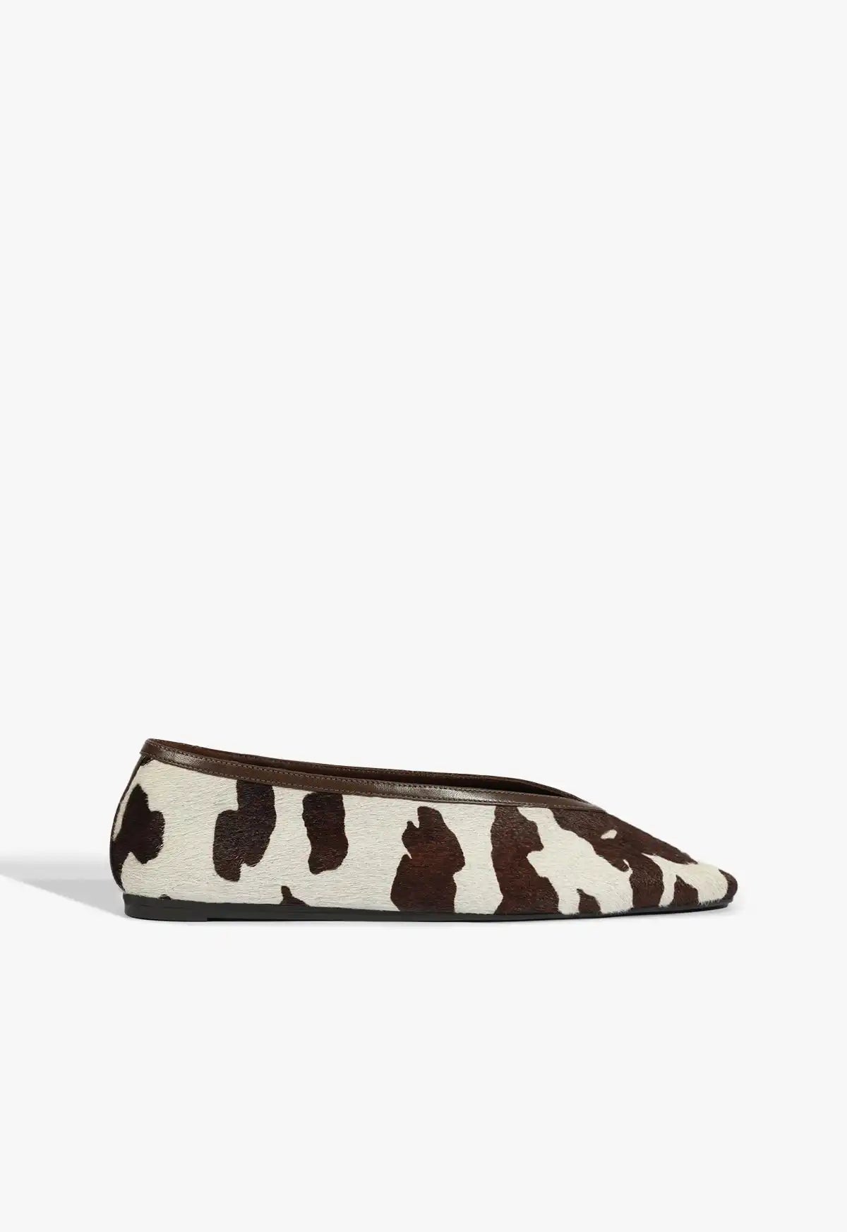 Courtney Hair Calf Flat