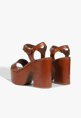 Tuke Leather Platform Sandal